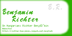 benjamin richter business card